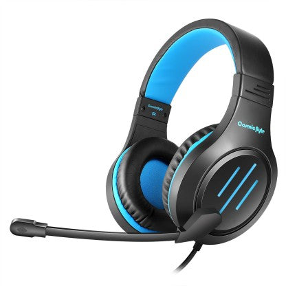 COSMIC BYTE BLAZAR WIRED GAMING HEADSET  (BLUE, ON THE EAR)