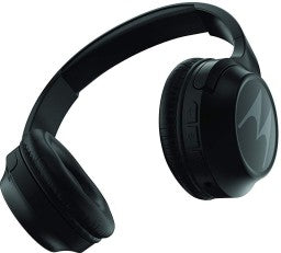 MOTOROLA ESCAPE 210 WITH GOOGLE ASSISTANT BLUETOOTH HEADSET  (BLACK, ON THE EAR)