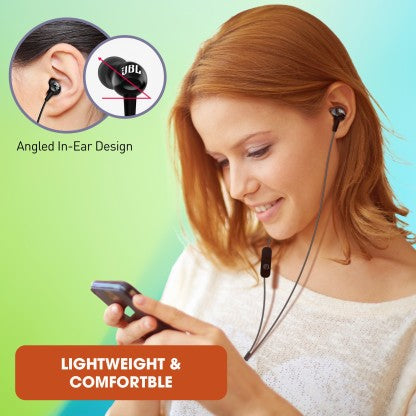 JBL C150SI WITH ONE BUTTON UNIVERSAL REMOTE WIRED HEADSET  (BLACK, IN THE EAR)
