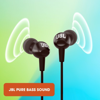 JBL C150SI WITH ONE BUTTON UNIVERSAL REMOTE WIRED HEADSET  (BLACK, IN THE EAR)