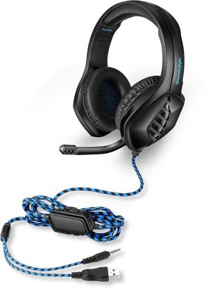 COSMIC BYTE GS430 WIRED HEADSET  (BLACK, ON THE EAR)