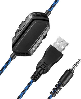 COSMIC BYTE GS430 WIRED HEADSET  (BLACK, ON THE EAR)