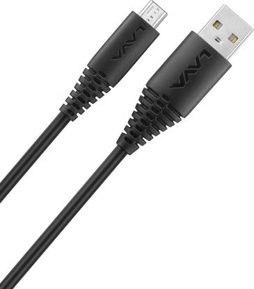 LAVA MICRO USB CABLE 2.4 A 1 M D2 PRO  (COMPATIBLE WITH MOBILE, BLACK, ONE CABLE)