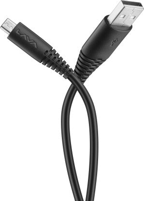 LAVA MICRO USB CABLE 2.4 A 1 M D2 PRO  (COMPATIBLE WITH MOBILE, BLACK, ONE CABLE)