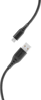LAVA MICRO USB CABLE 2 A 1 M D4  (COMPATIBLE WITH MOBILES, BLACK)