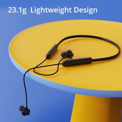 DIZO BY REALME TECHLIFE WIRELESS BLUETOOTH HEADSET  (BLACK, IN THE EAR)