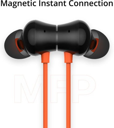 DIZO BY REALME TECHLIFE WIRELESS BLUETOOTH HEADSET  (ORANGE, IN THE EAR)