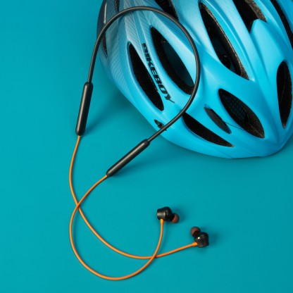 DIZO BY REALME TECHLIFE WIRELESS BLUETOOTH HEADSET  (ORANGE, IN THE EAR)