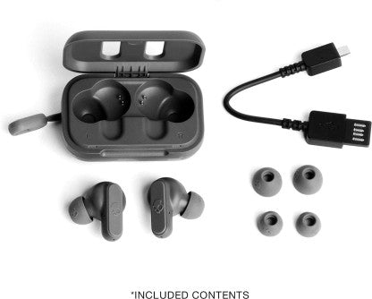 SKULLCANDY DIME TRULY WIRELESS IN EAR EARBUDS WITH MICROPHONE BLUETOOTH HEADSET  (CHILL GREY, TRUE WIRELESS)
