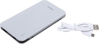 PHILIPS 5000 MAH POWER BANK  (GREY, LITHIUM POLYMER)