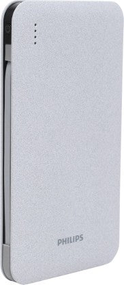 PHILIPS 5000 MAH POWER BANK  (GREY, LITHIUM POLYMER)