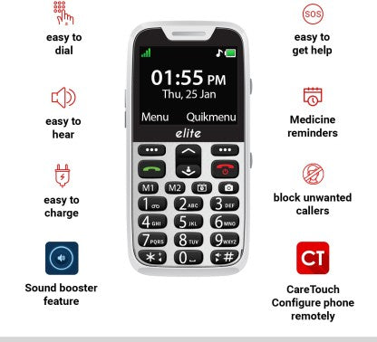 Easyfone Elite  (White)