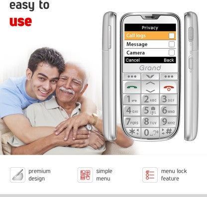 [LikeNew] EASYFONE GRAND  (WHITE)