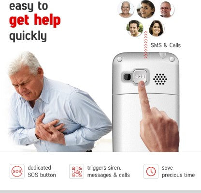 [LikeNew] EASYFONE GRAND  (WHITE)