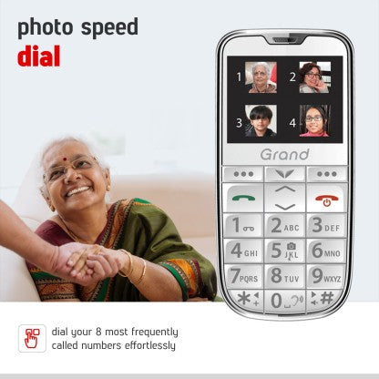 [LikeNew] EASYFONE GRAND  (WHITE)