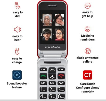 Easyfone Royale  (Royale Red)