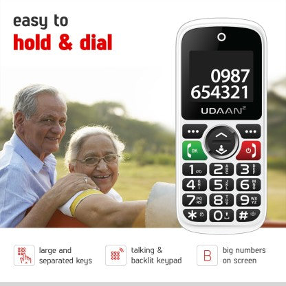 Easyfone Udaan 2  (White)