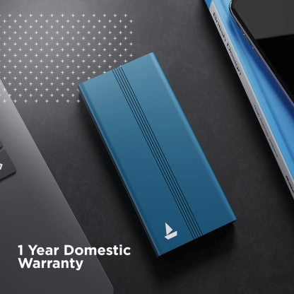 BOAT 10000 MAH POWER BANK (12 W, FAST CHARGING)  (MIDNIGHT BLUE, LITHIUM POLYMER)