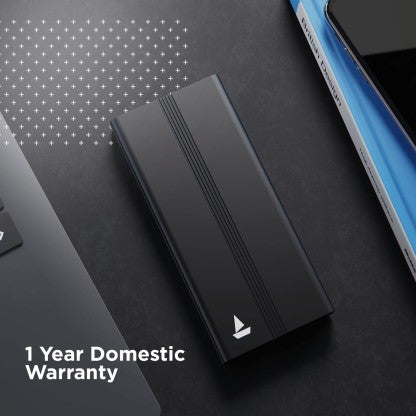 BOAT 10000 MAH POWER BANK (12 W, FAST CHARGING)  (CARBON BLACK, LITHIUM POLYMER)