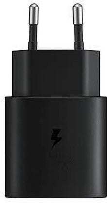 SAMSUNG ORIGINAL 25W ,USB -C COMPATIBLE POWER ADAPTOR FOR ALL SAMSUNG DEVICES (FAST CHARGE 2.0)  (BLACK)