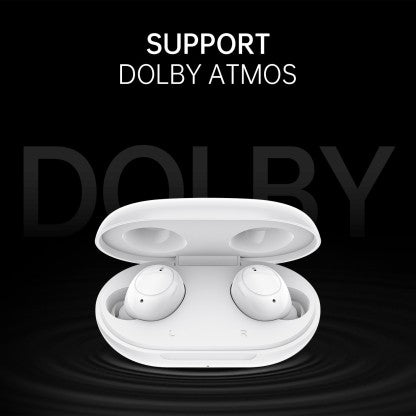 OPPO ENCO BUDS WITH 24 HOURS BATTERY LIFE BLUETOOTH HEADSET  (WHITE, TRUE WIRELESS)