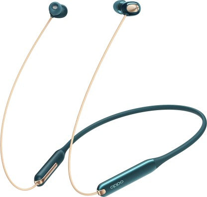 OPPO ENCO M31 AI-POWERED NOISE REDUCTION FOR CALLS BLUETOOTH HEADSET  (GREEN, IN THE EAR)