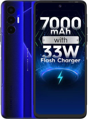 TECNO POVA 3 (ELECTRIC BLUE, 64 GB)  (4 GB RAM) [Like New]