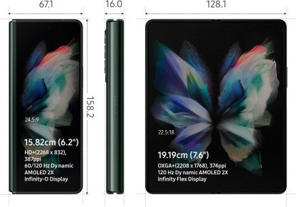 SAMSUNG GALAXY Z FOLD3 5G (PHANTOM GREEN, 256 GB)  (12 GB RAM)