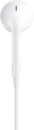 APPLE EARPODS WITH 3.5MM HEADPHONE PLUG WIRED HEADSET  (WHITE, IN THE EAR)