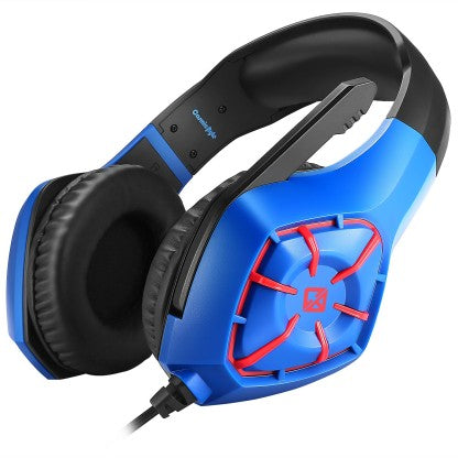 COSMIC BYTE GS411 STARLIGHT WIRED GAMING HEADSET  (ROYAL BLUE, ON THE EAR)