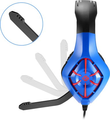 COSMIC BYTE GS411 STARLIGHT WIRED GAMING HEADSET  (ROYAL BLUE, ON THE EAR)