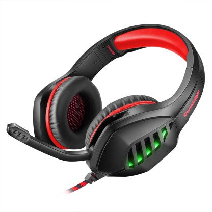 COSMIC BYTE GS430 WIRED GAMING HEADSET  (RED, ON THE EAR)