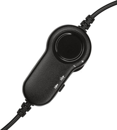 LOGITECH H-151 WIRED HEADSET  (BLACK, ON THE EAR)