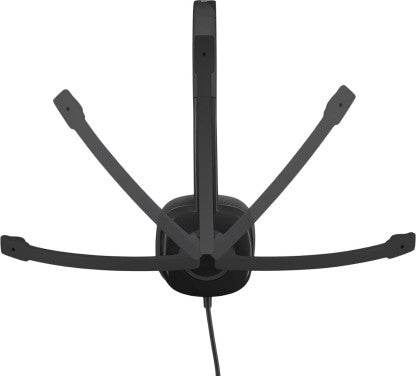 LOGITECH H-151 WIRED HEADSET  (BLACK, ON THE EAR)