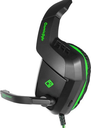 COSMIC BYTE H1 WIRED GAMING HEADSET  (GREEN, ON THE EAR)