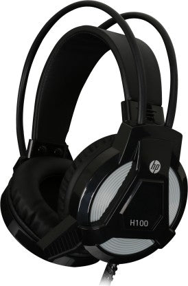 HP H100 WIRED GAMING HEADSET  (BLACK, ON THE EAR)