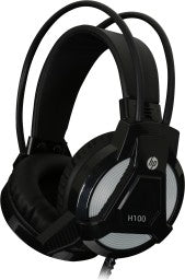 HP H100 WIRED GAMING HEADSET  (BLACK, ON THE EAR)