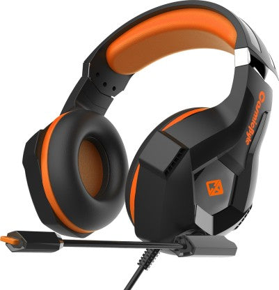 COSMIC BYTE H11 GAMING WIRED HEADSET  (ORANGE, ON THE EAR)