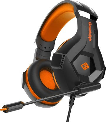 COSMIC BYTE H11 GAMING WIRED HEADSET  (ORANGE, ON THE EAR)