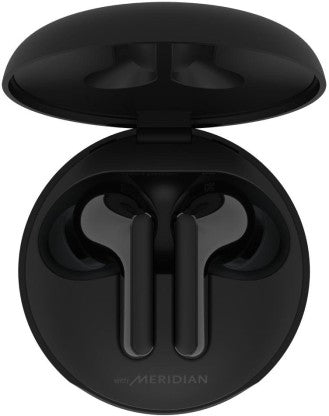LG TONE FREE HBS-FN4 WITH BRITISH MERIDIAN SOUND &AMP; NOISE ISOLATION BLUETOOTH HEADSET  (BLACK, TRUE WIRELESS)