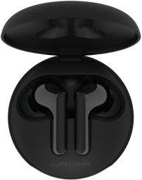 LG TONE FREE HBS-FN4 WITH BRITISH MERIDIAN SOUND &AMP; NOISE ISOLATION BLUETOOTH HEADSET  (BLACK, TRUE WIRELESS)
