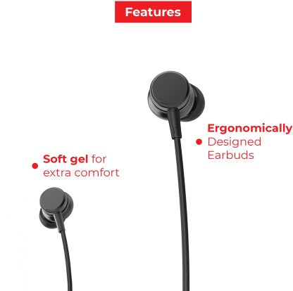 LENOVO HE15 BLUETOOTH HEADSET  (BLACK, IN THE EAR)
