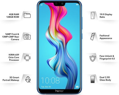 Honor 9N (Sapphire Blue, 64 GB)  (4 GB RAM)