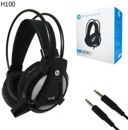 HP H100 WIRED GAMING HEADSET  (BLACK, ON THE EAR)