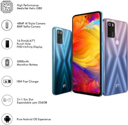 Micromax IN 1 (Blue, 64 GB)  (4 GB RAM)