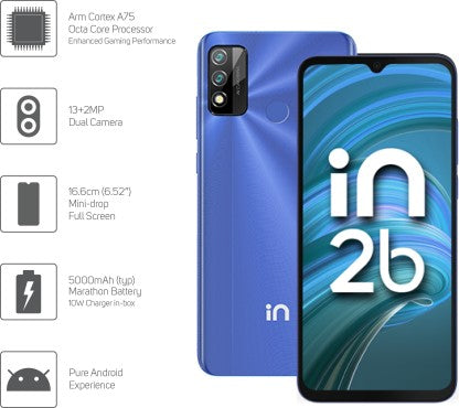 MICROMAX IN 2B (BLUE, 64 GB)  (4 GB RAM)