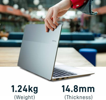 INFINIX INBOOK X1 NEO SERIES CELERON QUAD CORE - (8 GB/256 GB SSD/WINDOWS 11 HOME) XL22 THIN AND LIGHT LAPTOP  (14 INCH, COSMIC BLUE, 1.24 KG)