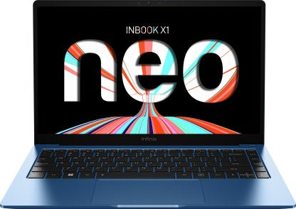 INFINIX INBOOK X1 NEO SERIES CELERON QUAD CORE - (8 GB/256 GB SSD/WINDOWS 11 HOME) XL22 THIN AND LIGHT LAPTOP  (14 INCH, COSMIC BLUE, 1.24 KG)