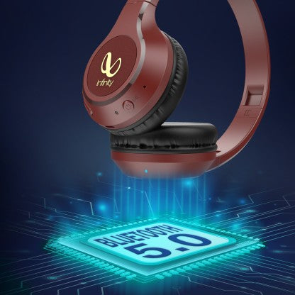 INFINITY BY HARMAN GLIDE 501 BLUETOOTH HEADSET  (RED, ON THE EAR)