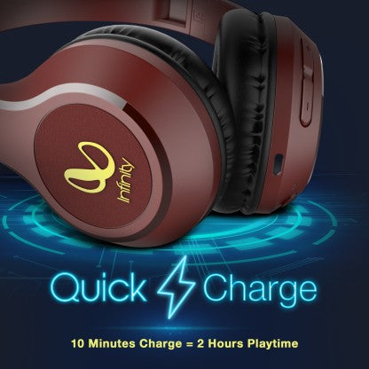 INFINITY BY HARMAN GLIDE 501 BLUETOOTH HEADSET  (RED, ON THE EAR)